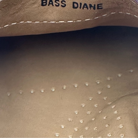 Bass Weejuns Women’s Diane Leather Croc Embossed Burgundy Oxblood Penny Size 7M - Picture 6 of 12